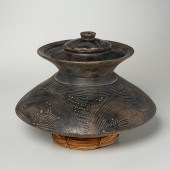 AKAN PEOPLES, INCISED CERAMIC