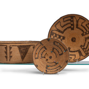 Akimel O'odham Baskets early 20th