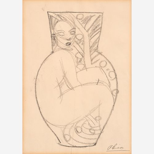 AKIO TAKAMORI PENCIL SKETCHAkio