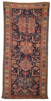 AKSTAFA RUG, CAUCASUS, MID 19T