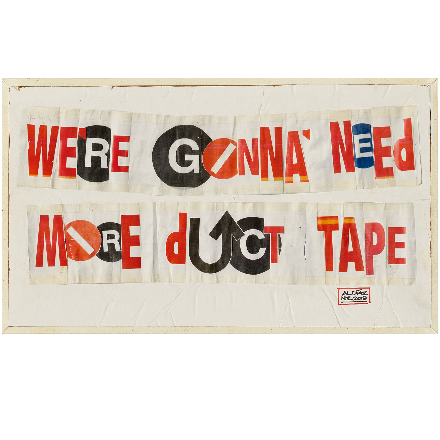AL DIAZ, COLLAGE Al Diaz (American,