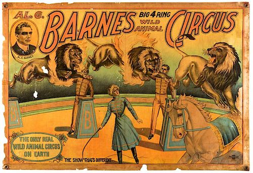AL. G. BARNES. BIG FOUR RING WILD