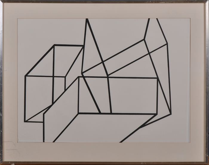 AL HELD (1928-2005): UNTITLED