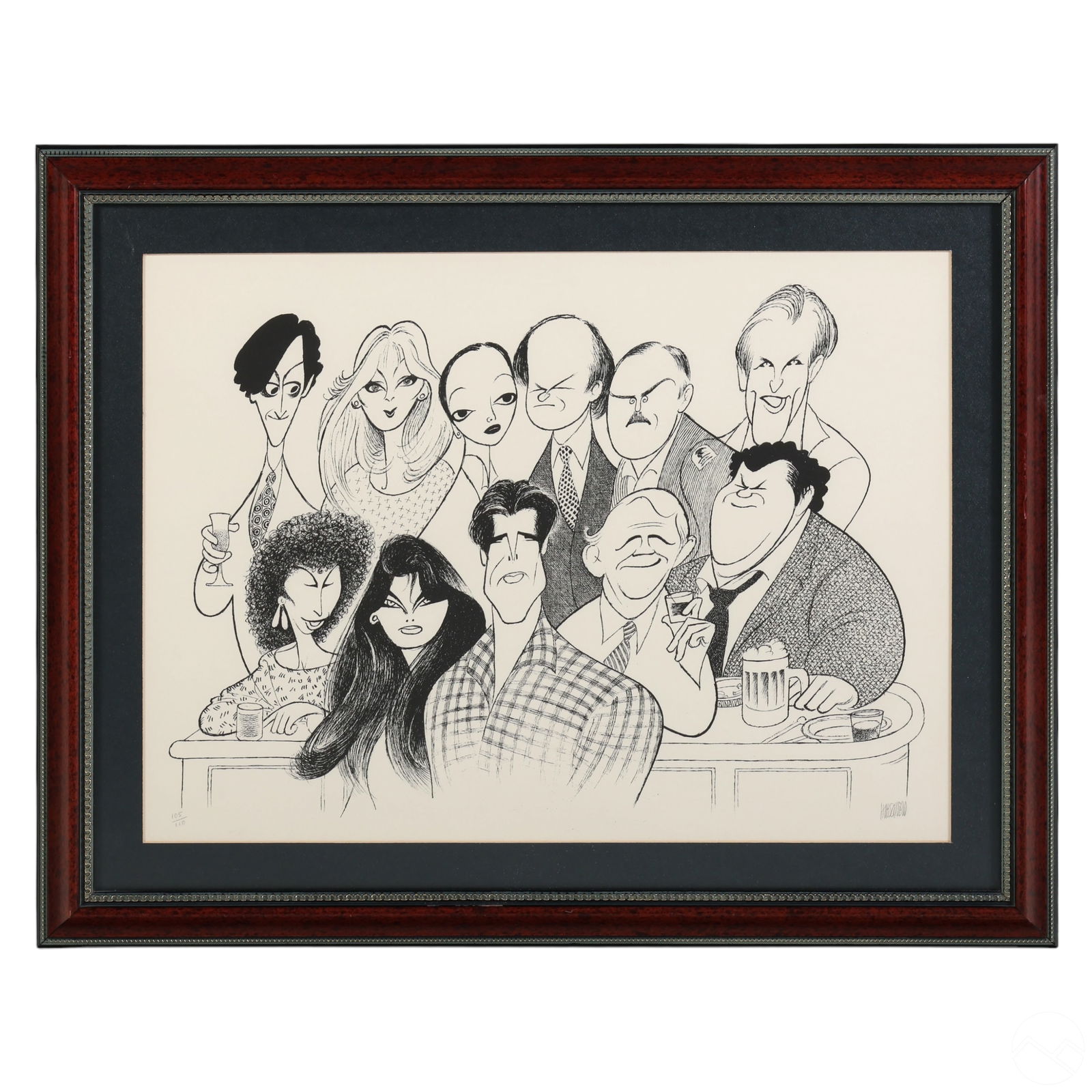 AL HIRSCHFELD 1903-2003 CHEERS LE