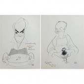 AL HIRSCHFELD (1903-2003) Pair