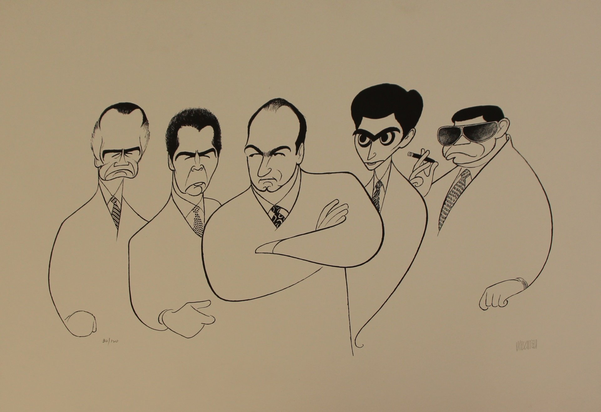 AL HIRSCHFELD (AMERICAN, 1903-2003)