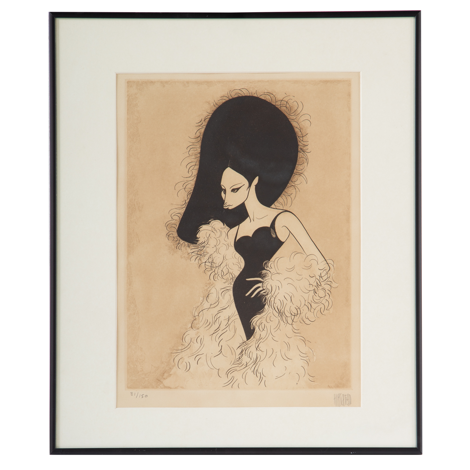 AL HIRSCHFELD. "BARBARA