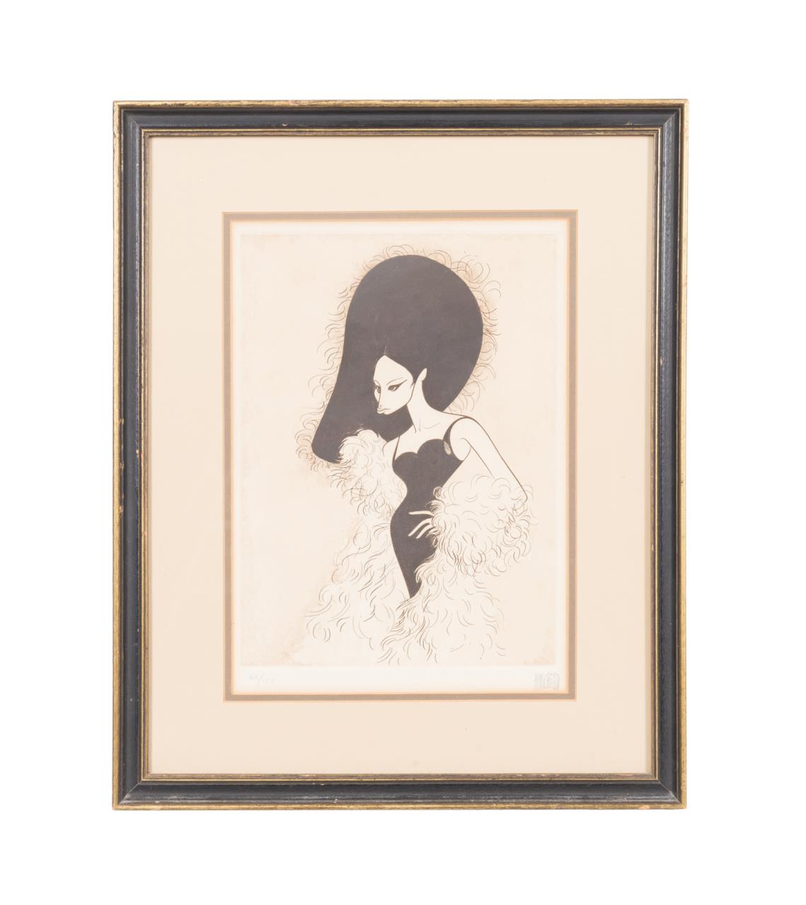 AL HIRSCHFELD, BARBRA STREISAND