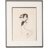 AL HIRSCHFELD. "CLARK GABLE,"