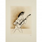AL HIRSCHFELD, ELVIS PRESLEY L