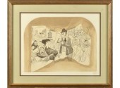 Al Hirschfeld etching, “My Fai