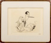 AL HIRSCHFELD "GEORGE & IRA GE