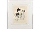 Al Hirschfeld lithograph “Keat