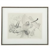 AL HIRSCHFELD. "NOAH'S ARK," L