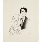 AL HIRSCHFELD, PORTRAIT, SIGNE