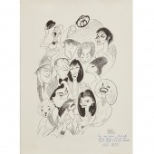 AL HIRSCHFELD, RARE SIGNED LIT