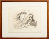 AL HIRSCHFELD "THE AFRICAN QUE
