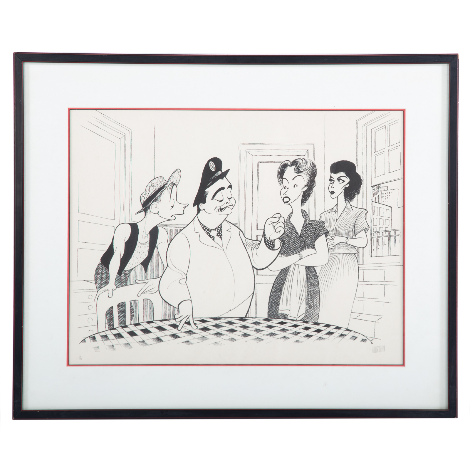 AL HIRSCHFELD. "THE