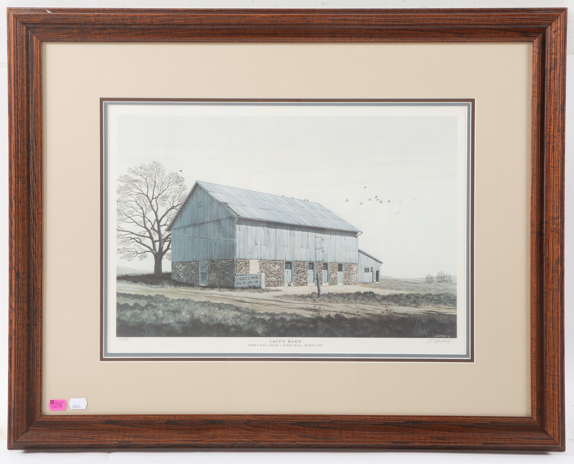 AL LINDHORST. "LACY'S BARN," OFFSET