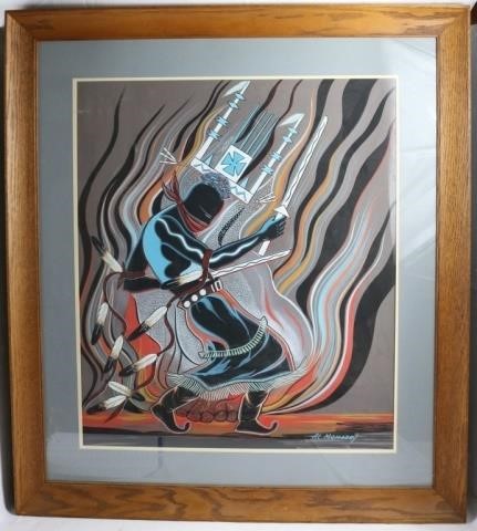 AL MOMADAY (1913-1981, KIOWA,