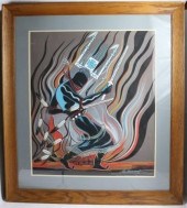 AL MOMADAY (1913-1981, KIOWA,