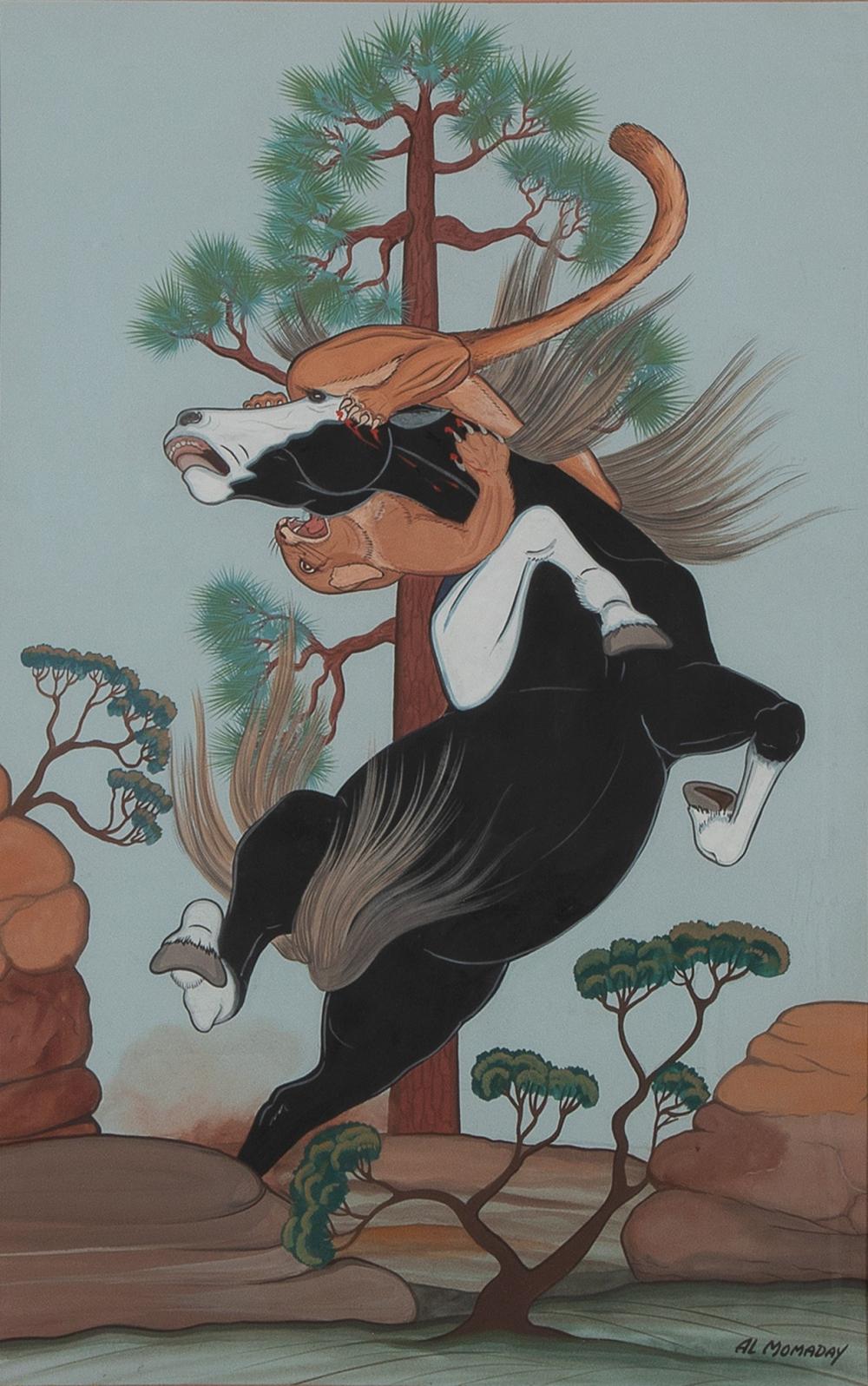 AL MOMADAY, UNTITLED (MOUNTAIN LION