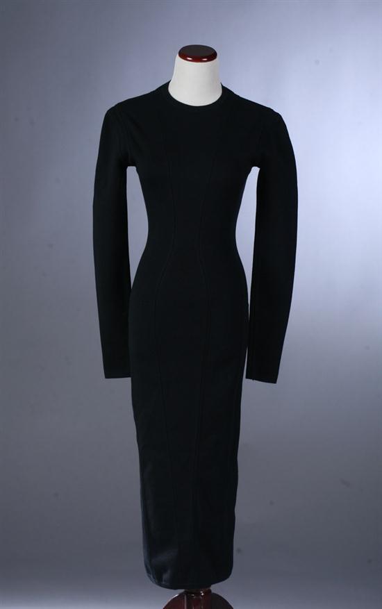 ALA?A BLACK KNIT DRESS size xs