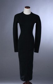 ALA?A BLACK KNIT DRESS size xs