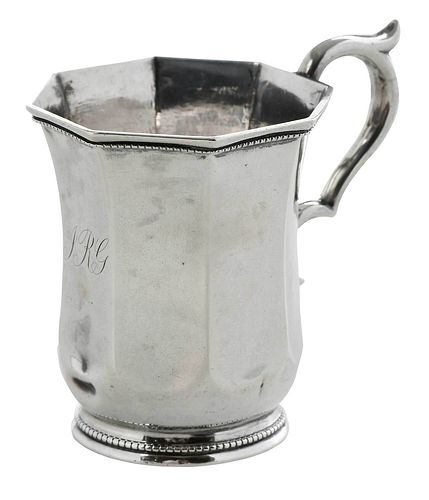 ALABAMA COIN SILVER MUG, ALANSON