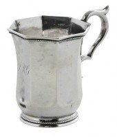 ALABAMA COIN SILVER MUG, ALANS