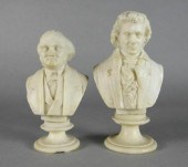 ALABASTER BUSTS, EARLY 20TH C.