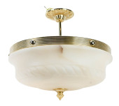 ALABASTER CEILING LIGHT FIXTUR