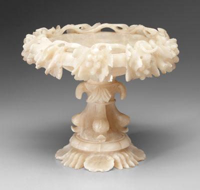 Alabaster center bowl, border