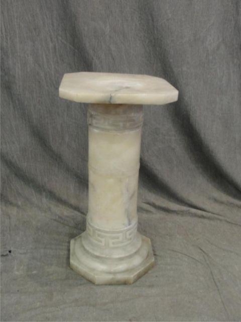 Alabaster Pedestal. From a