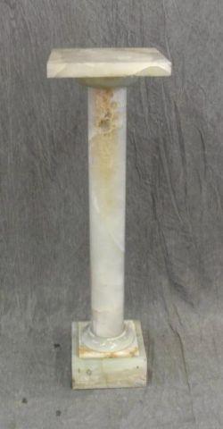 Alabaster Pedestal. From a
