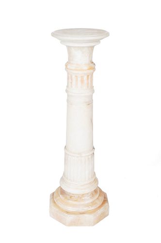 ALABASTER PEDESTALALABASTER
