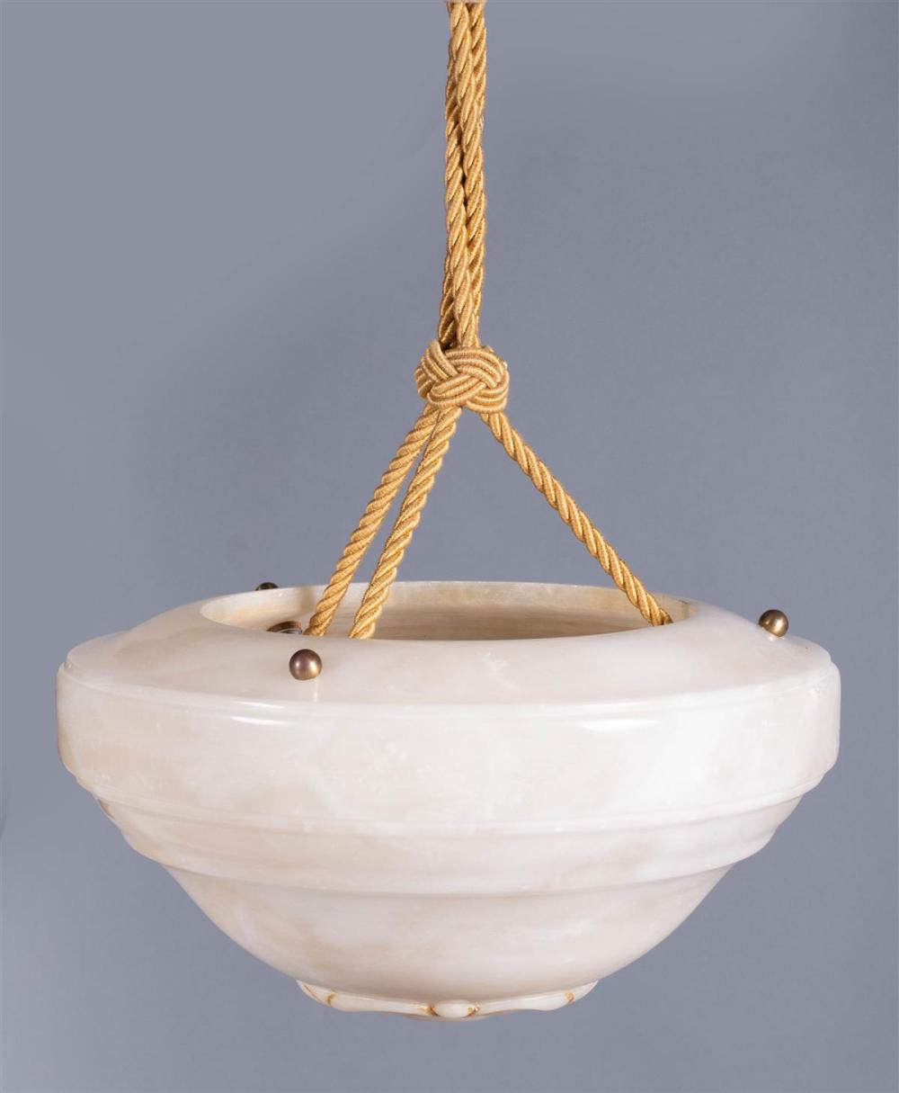 ALABASTER PENDANT LAMP WITH
