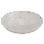 ALABASTER ROUND CENTER BOWLDES