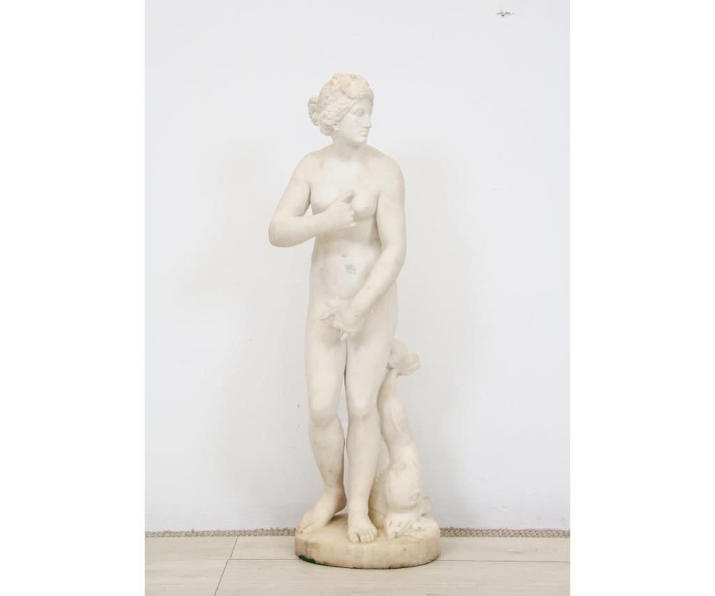 Alabaster statue of 'Venus de