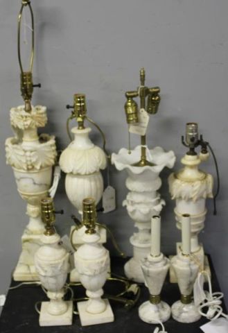 Alabaster Table Lamp Lot