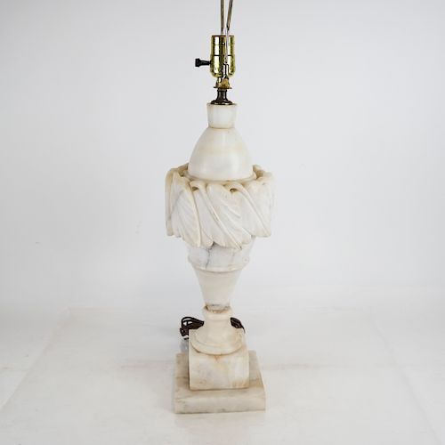 ALABASTER TABLE LAMPAlabaster table