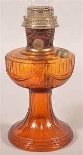 ALADDIN AMBER GLASS KEROSENE L