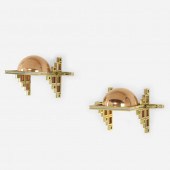 Alain Delon. Sconces, pair. 19