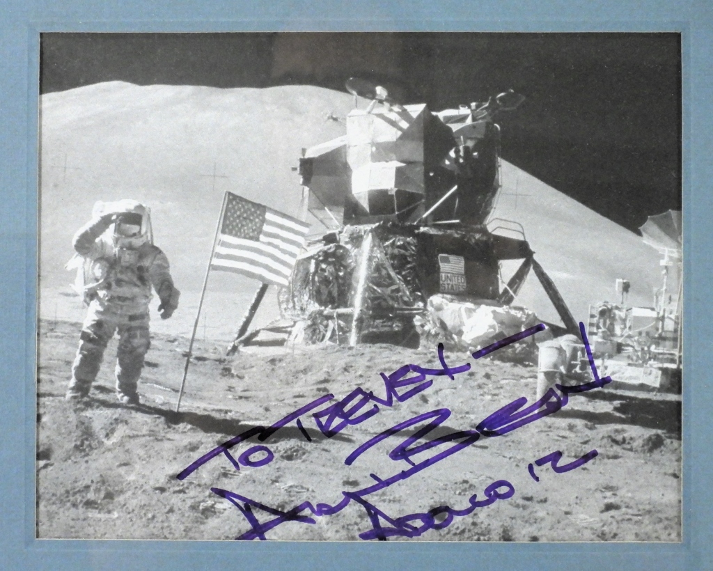 ALAN BEAN APOLLO 12 SIGNED