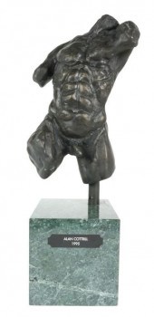 ALAN COTTRILL BRONZE MALE TORS