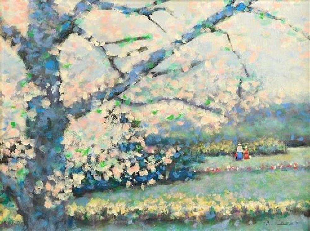 ALAN COURS (AMERICAN, B. 1950), OIL