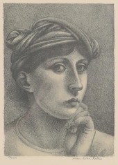 ALAN FELTUS LITHOGRAPH PORTRAI