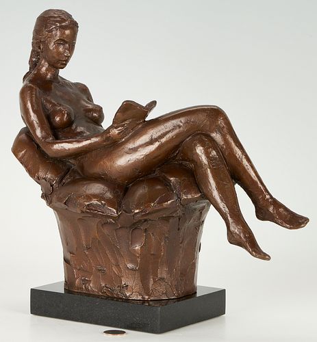 ALAN LEQUIRE BRONZE, SEATED