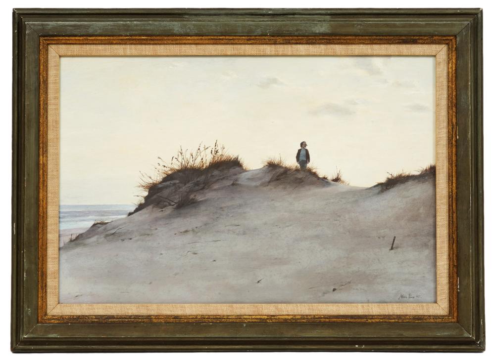 ALAN PRICE 'ON THE DUNES' OIL ON