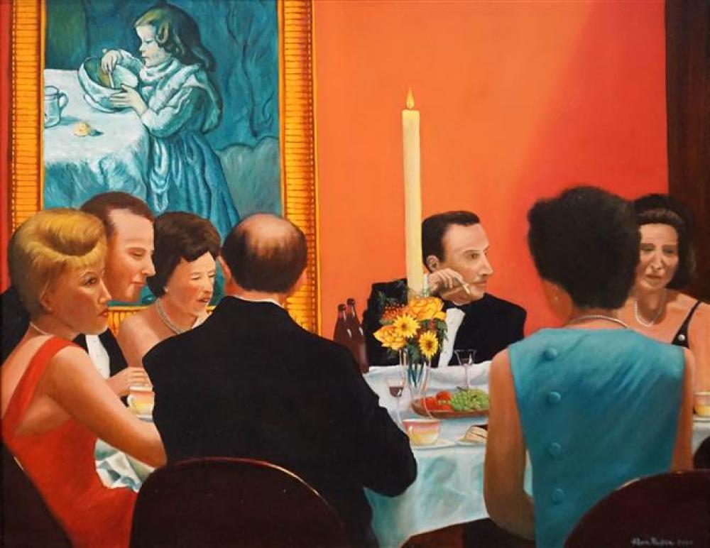 ALAN RUBIN, LES GOURMETS, ACRYLIC